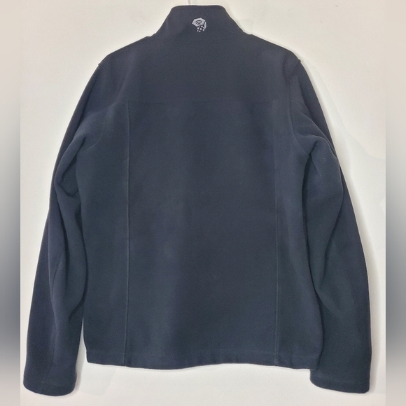 Mens Mountain Hardwear Soft Shell Fleece Jacket size Medium Black - Picture 12 of 16